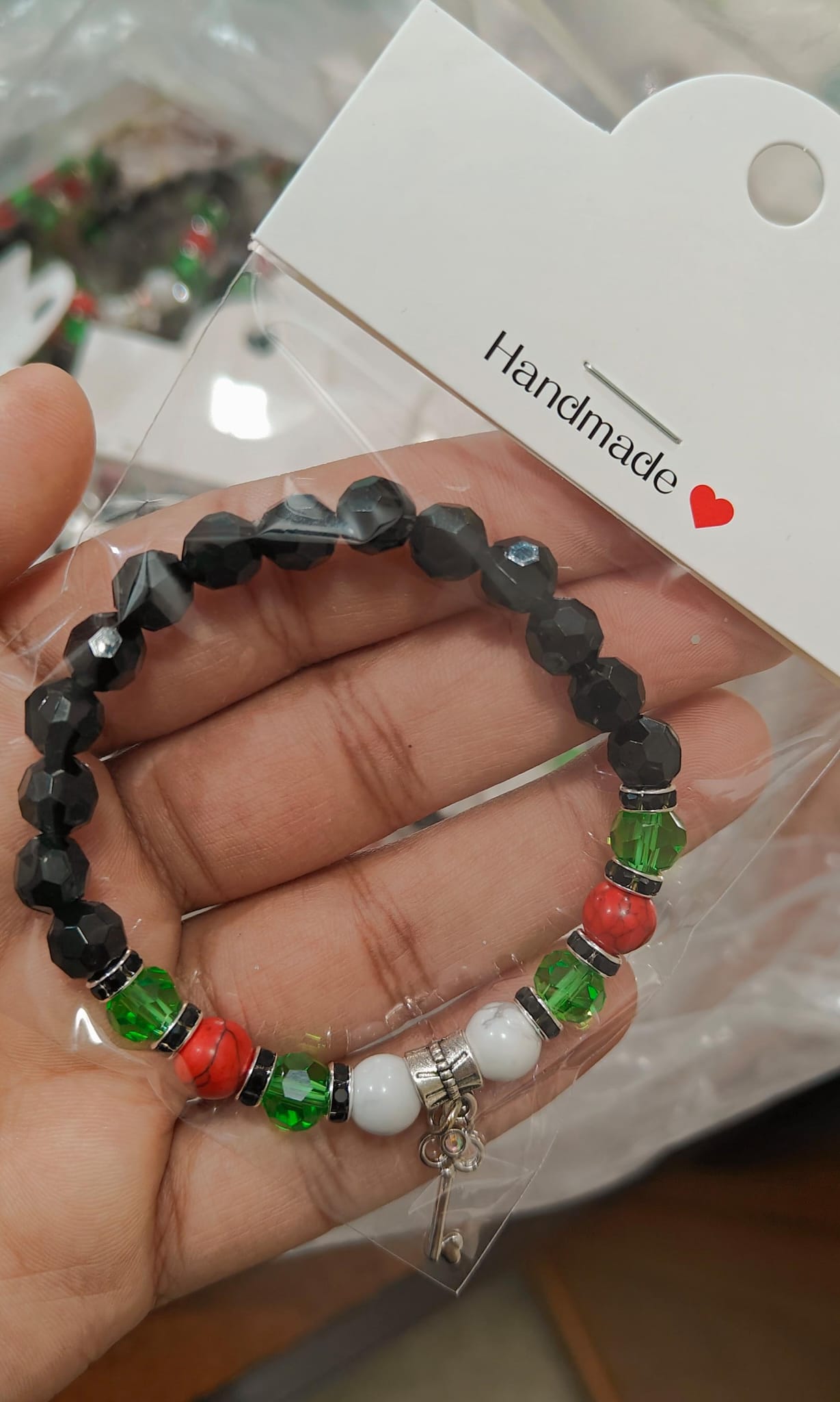 Palestinian bracelet ( flag color)
