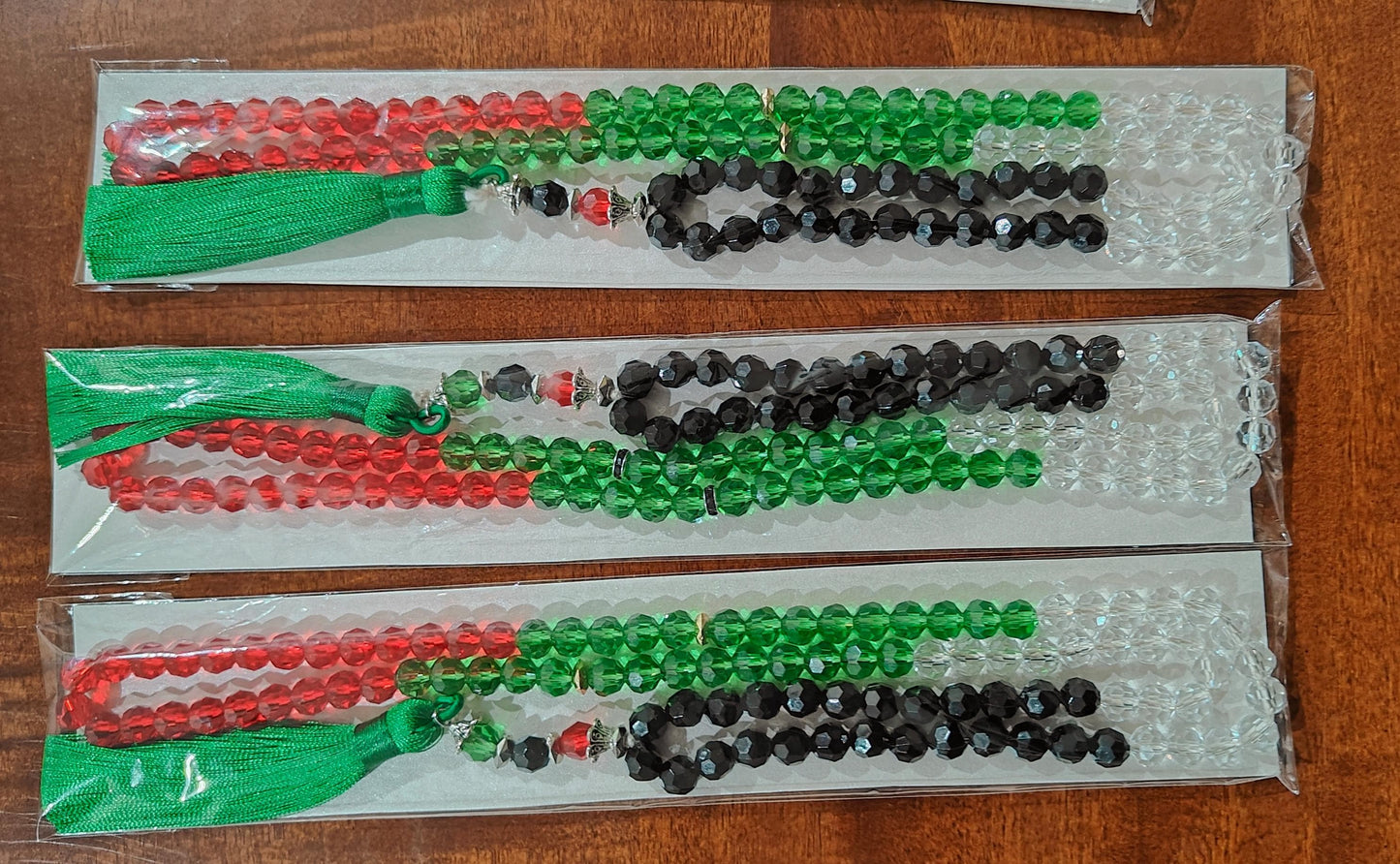Palestine Tasbeeh ( flag color)